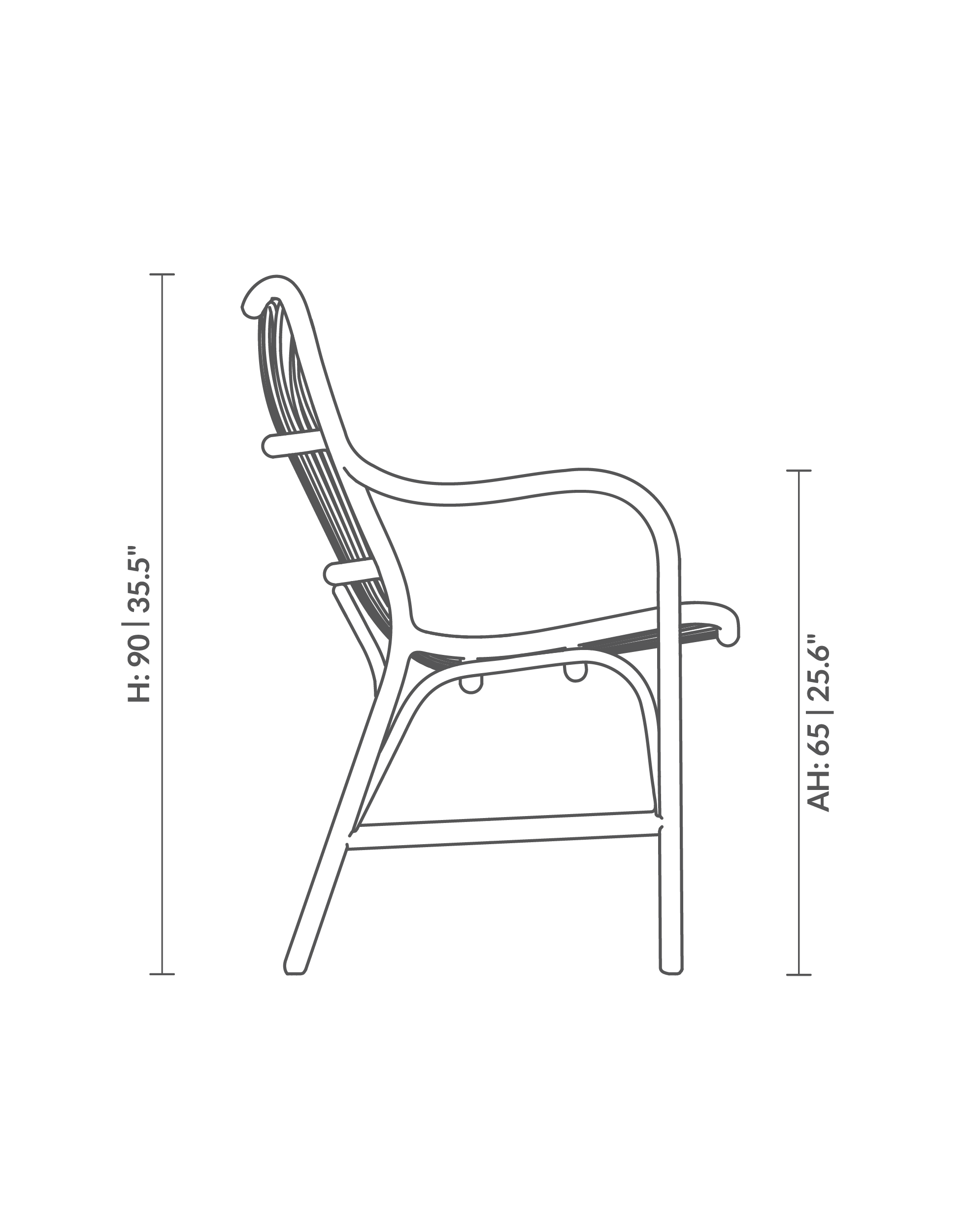 Margret Exterior Dining Armchair
