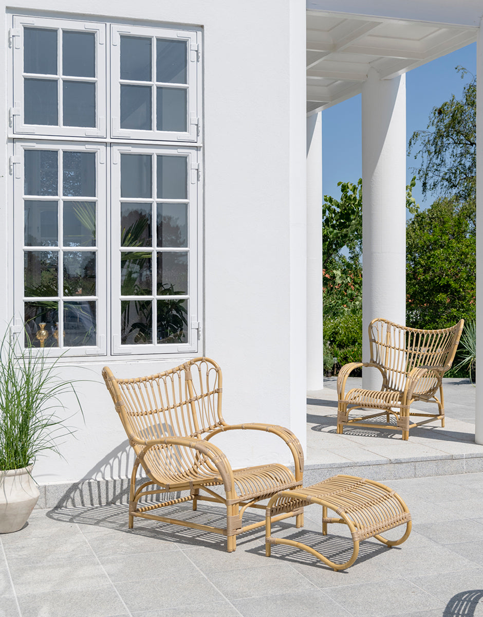 Sika-Design's Exterior Collection — outdoor furniture made of weather-resistant ArtFibre weave on a powder-coated aluminum frame, designed for year-round use