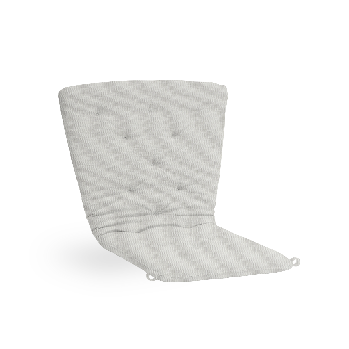 Image of Seat- and back cushion | Teddy Exterior Lounge Chair presented with white fabric