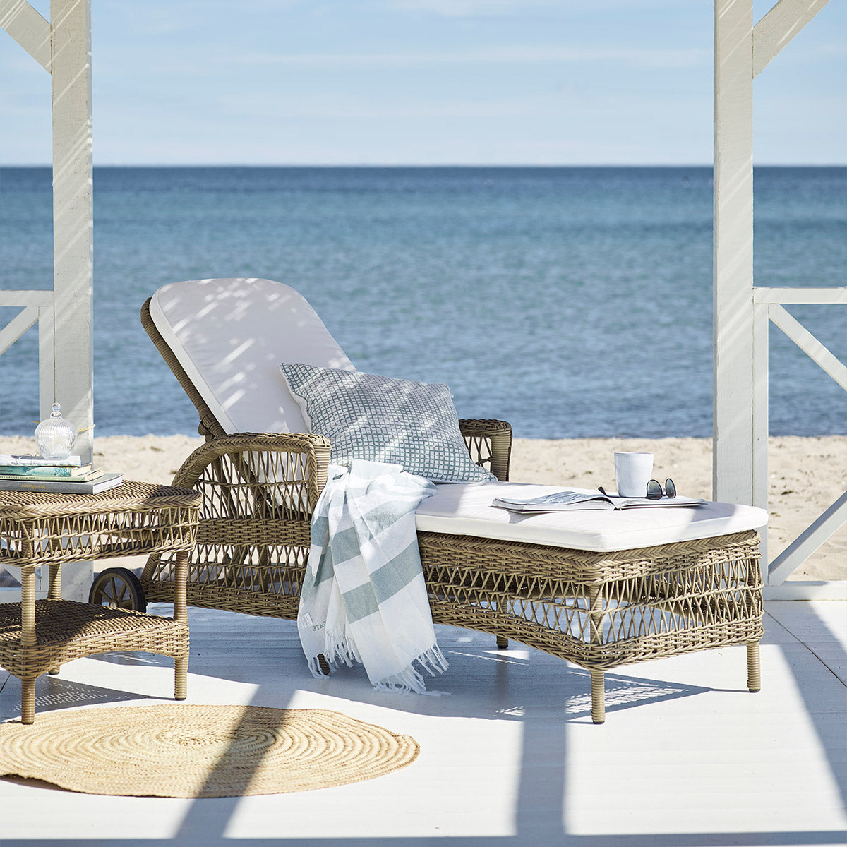 Seat- and back cushion | Daisy Exterior Sunbed