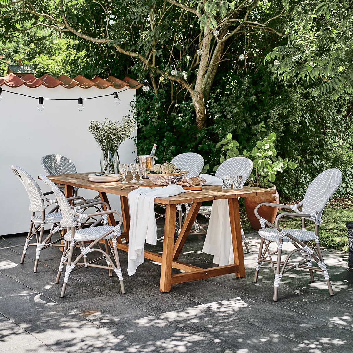 Isabell Exterior Dining Armchair