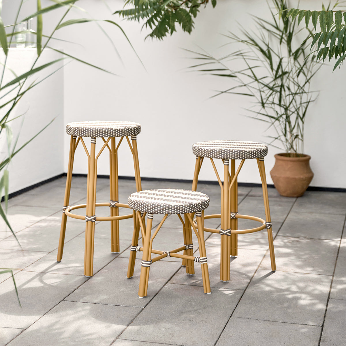 Simone Exterior Bar Stool