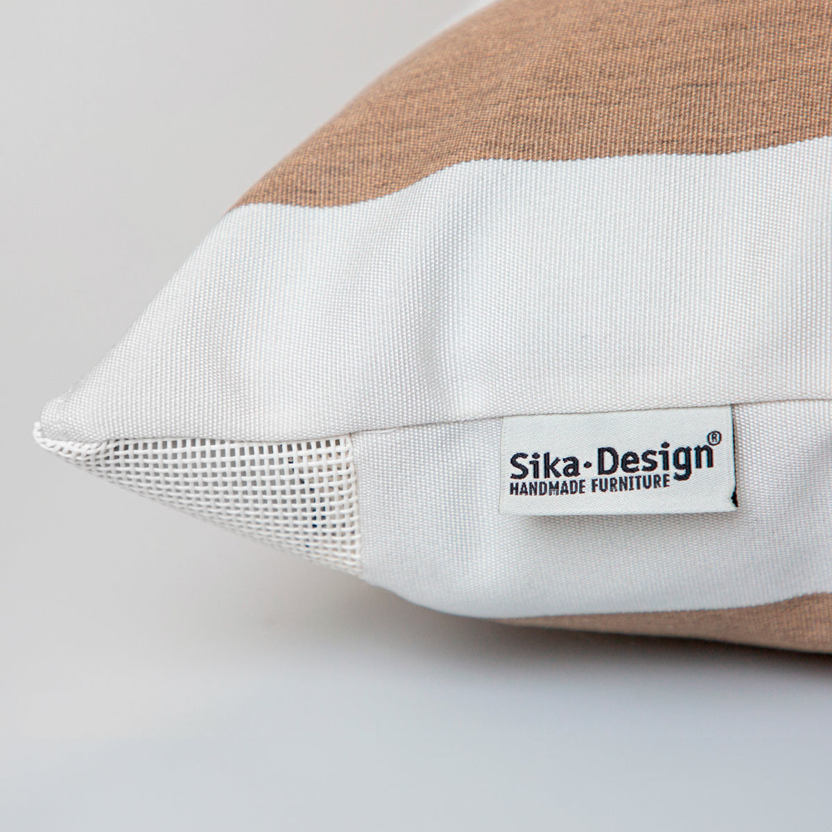 50X50 Exterior cushion | A680 Beige &amp; White