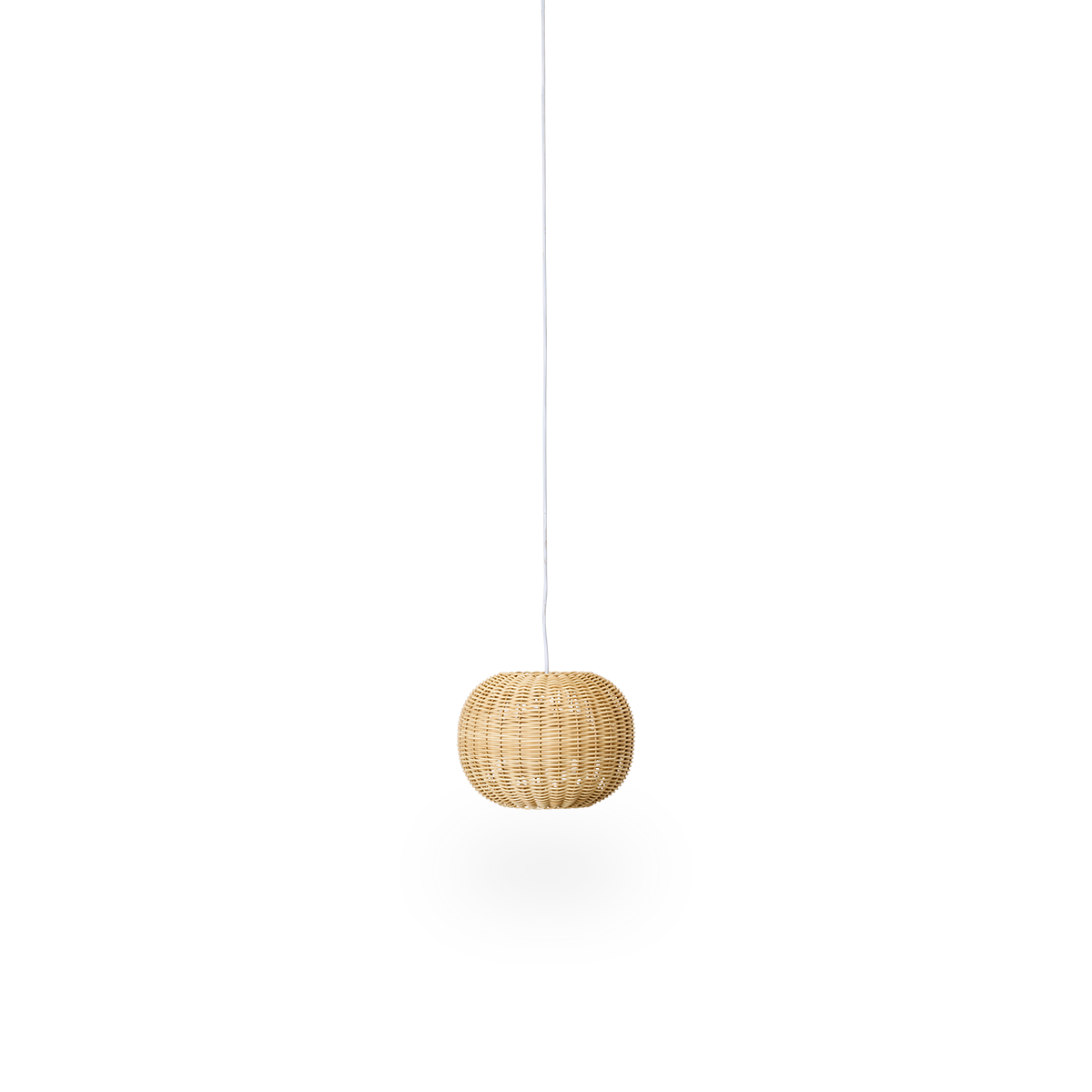 Tangelo outdoor lampshade designed by Darcy Clarke, size Extra Small, Ø24 cm. Handcrafted in weather-resistant ArtFibre with an inner steel frame giving it a good weight and stability.