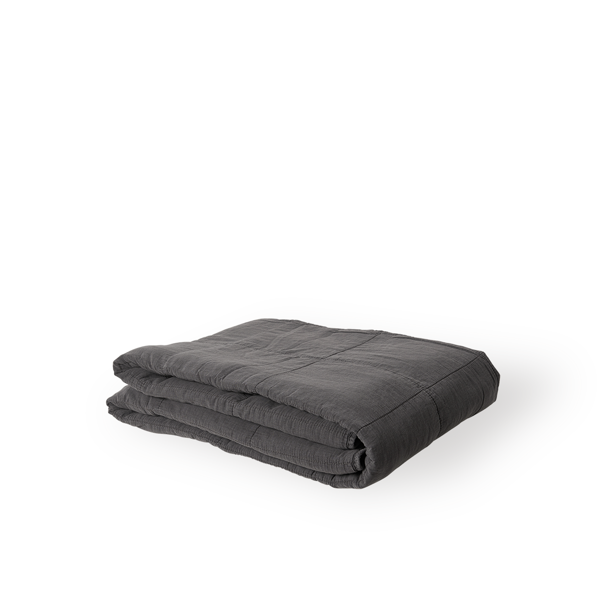 This is an image of ATX014CH plaid throw in charcoal.