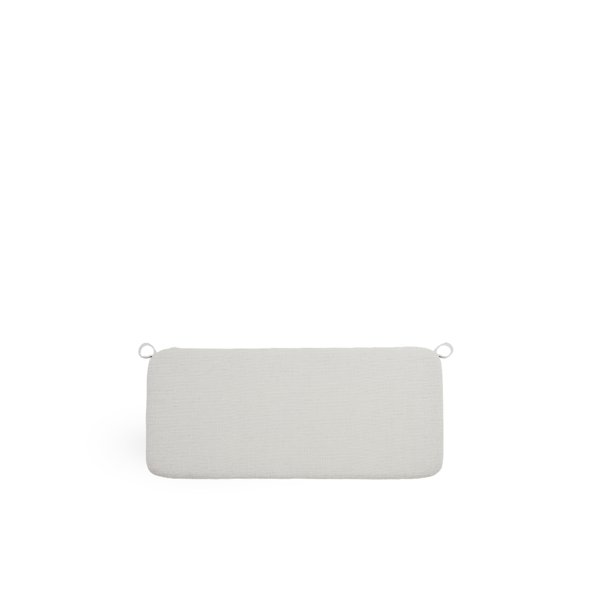 Image of Seat cushion | Bistro Exterior Bench presented with white fabric