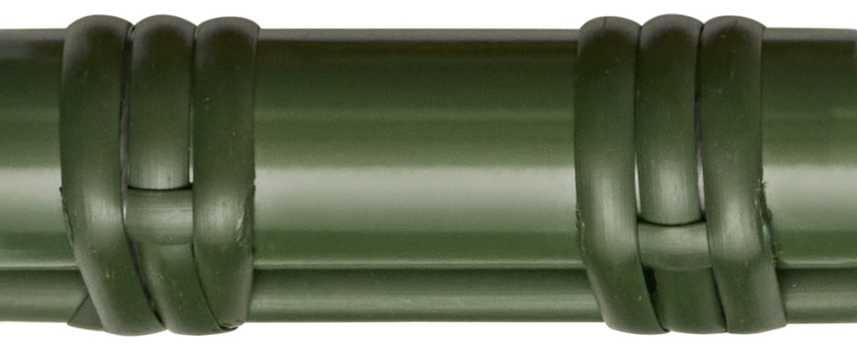 Olive green aluminum frame with matching ArtFibre weave — custom color for Sika-Design Exterior furniture