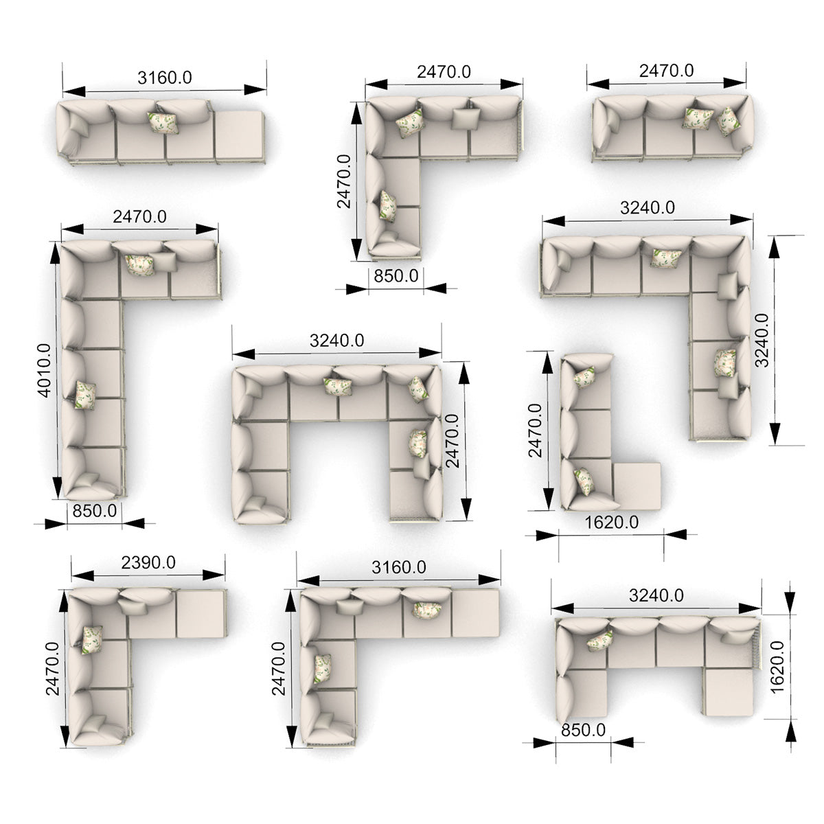 Maggie Sofa | Center Module