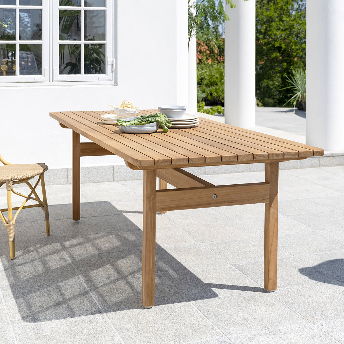 Tobias Exterior Teak Table 205x91 cm