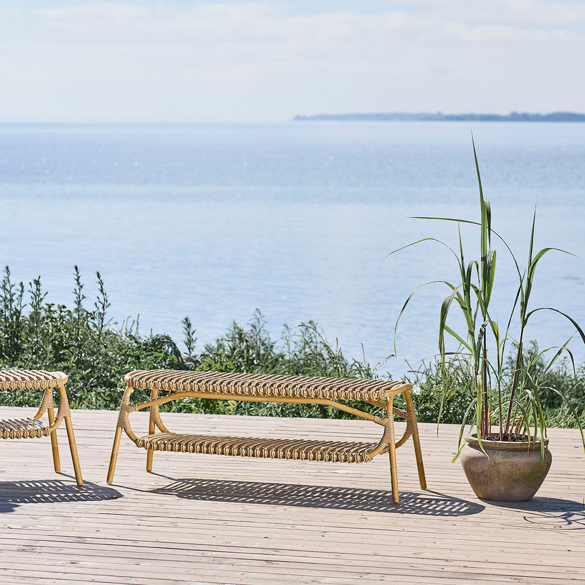 Machiya Exterior Bench